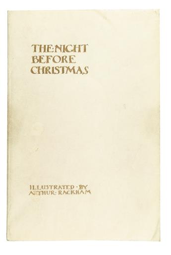 (RACKHAM, ARTHUR.) Moore, Clement C. The Night Before Christmas.